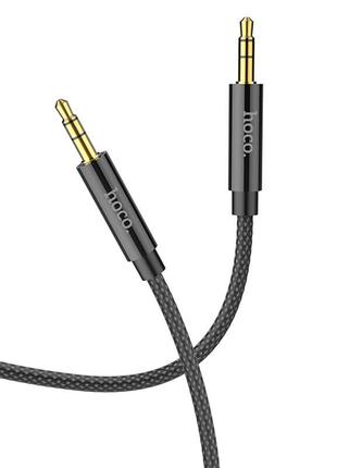 Аудио кабель 3.5 на 3.5 Mini Jack HOCO AUX audio cable (2m). B...