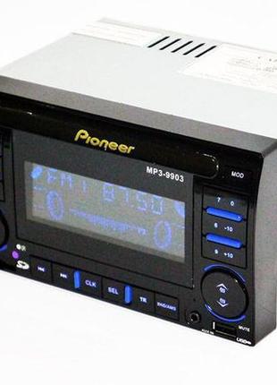 Автомагнитола 2din Pioneer 9903 USB+SD+AUX+пульт RGB подсветка