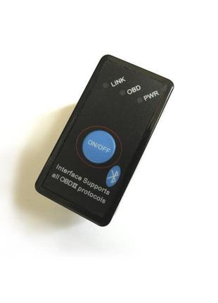 Автосканер ELM327 v2.1 Bluetooth с кнопкой выключения v 2.1
