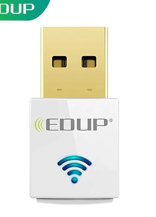 EDUP EP-AC1619 Двухдиапазонный WiFi AC600Mbps 5Ghz USB адаптер