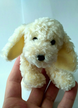 Собака пудель погремушка baby Gund puddles 58020
