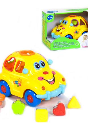 Интерактивная детская игрушка «Машинка сортер, со звуковым и с...