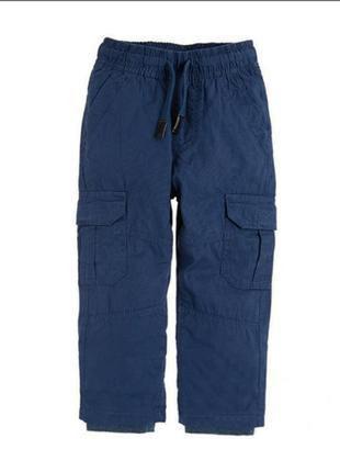 Детские брюки джогеры утепленные термо для мальчика 104 рост c...