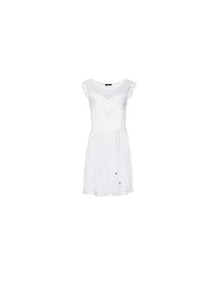 Женский трикотажный сарафан белый платье 42-46 esmara