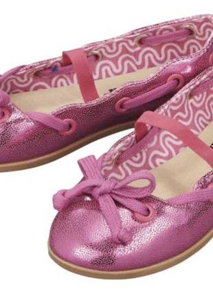 Детские туфли-балетки для девочки lupilu 24-30-19 розовые