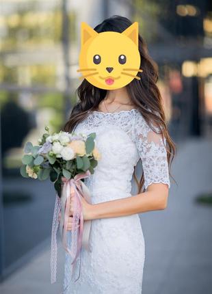 Весільна сукня силуету русалонька {індивідуальне пошиття}