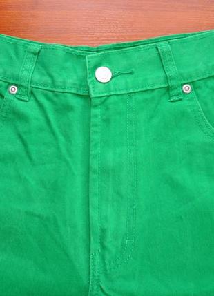 Стильные мужские зелёные джинсовые шорты jinglers