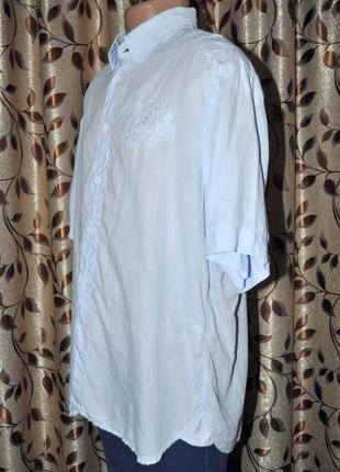 Чоловіча льняна сорочка van santen з вишивкой