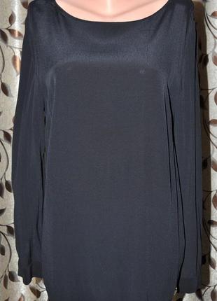 Чорна жіноча блуза trussardi з нюансом