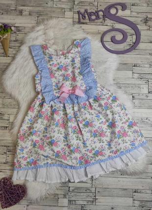Детское платье c.babyferr для девочки сарафан с оборками цвето...