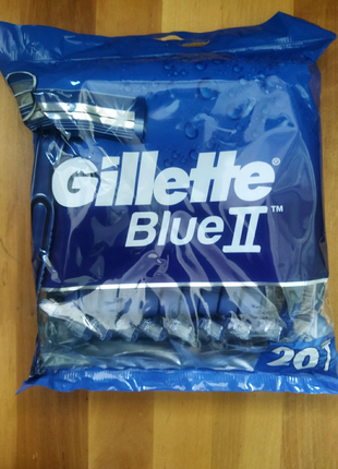 Gillette blue 2 станки для бритья 20 штук