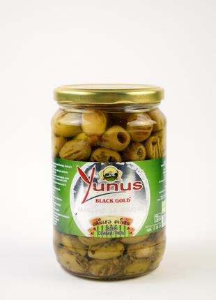 Оливки гриль Yunus black gold 670g/400g (Туреччина)