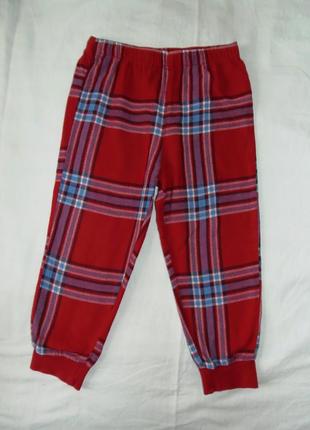 Хлопковые,пижамные штаны на 4-5 лет