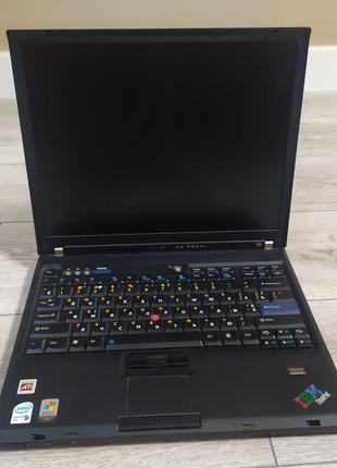 Ноутбук Lenovo T60 14" , SSD 128 GB , RAM 3 GB