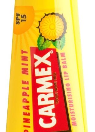 Бальзам для губ CARMEX зі смаком ананасу та м'яти, туба