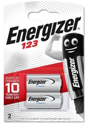 Батарейка ENERGIZER 123 Lithium Photo (Li/MnO2) уп. 2шт. опт C...