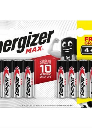 Батарейка ENERGIZER MAX AA\LR6_AAA\LR03 Promo "4+4"