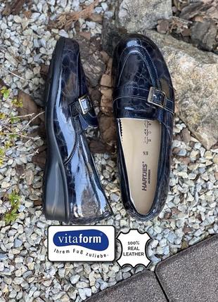 Vitaform германия кожаные мокасины слипоны туфли женские 40р.