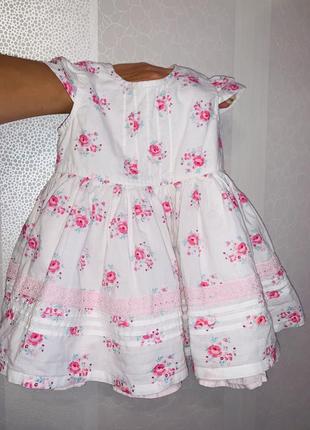 Платье платьице девочке 3-6 месяцев пышное