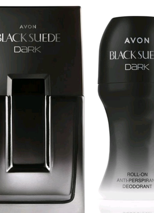 Набір чоловічий Avon Black Suede Dark
