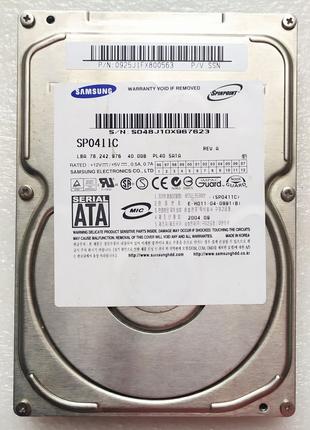 Жорсткий диск Samsung SP0411C 40 GB SATA