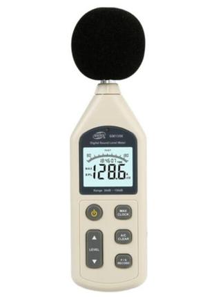 Измеритель уровня шума (шумомер), фильтр А/С, USB BENETECH GM1356