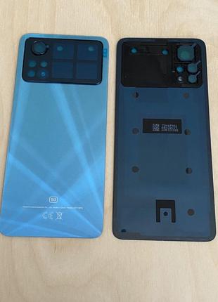 Уценка - Задняя крышка Xiaomi Poco X4 Pro 5G, цвет - Синий