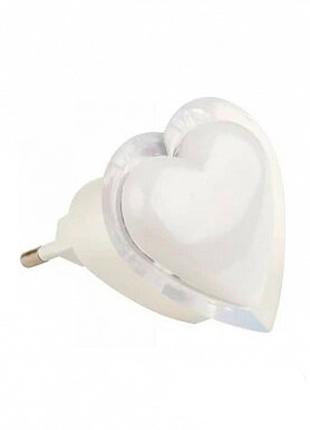 Нічник Lemanso Серце білий 3 LED/NL130