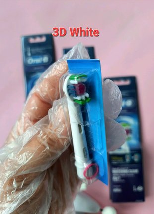 Oral-B/ Braun 3D White! Поштучно!Змінні насадки!