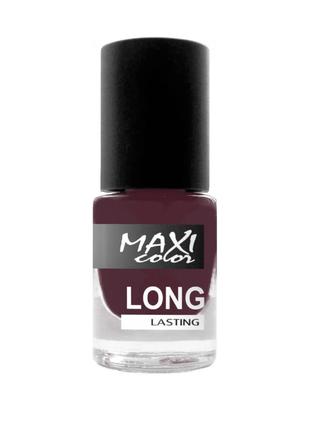 Лак для нігтів MAXI Color Long Lasting 078, 6 мл