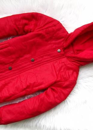 Стильная демисезонная теплая куртка парка с капюшоном juniors