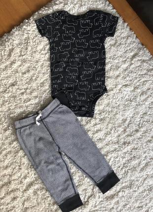 Carter’s комплект боди бодик и штаны 1,5-2 годика
