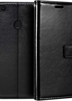 Чехол книжка с магнитом для Xiaomi Mi Max 2 Черный