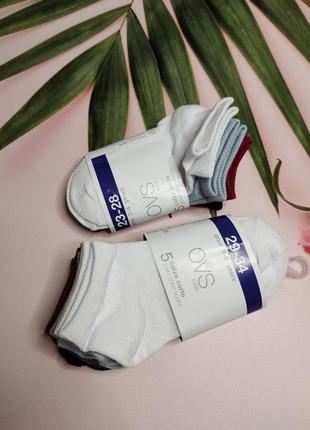 Гарний комплект шкарпетки для хлопчика OVS 5 пар 2/4 роки