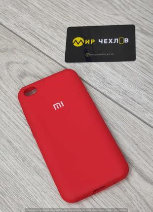 Чохол Xiaomi Redmi Go silicon cover червона