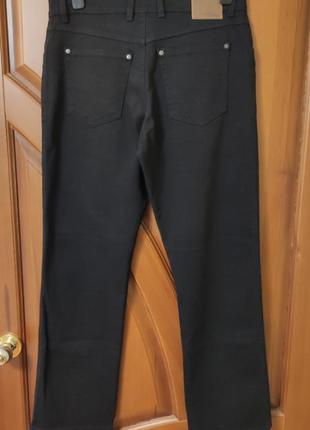 Чоловічі чорні джинси прямі р.48-50