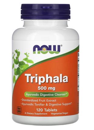 Трифала, 500 мг, 120 таблеток NOW Foods  США