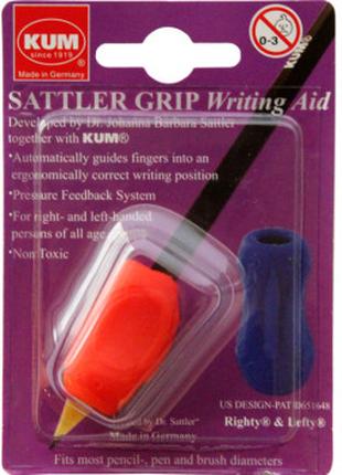 Утримувач ергономічний KUM Sattler grip червоний, для ручок, о...