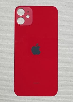 Задняя крышка для iPhone 11 Red на замену красная