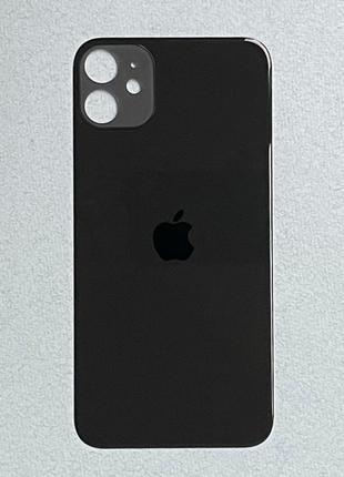 Задняя крышка для iPhone 11 Black на замену чёрная