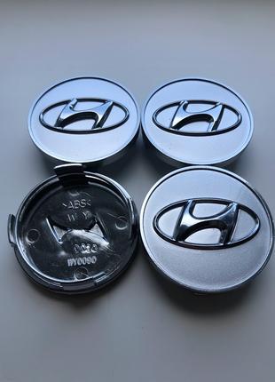 Колпачки заглушки на литые диски Хюндай Hyundai 60мм, 52960-3K250
