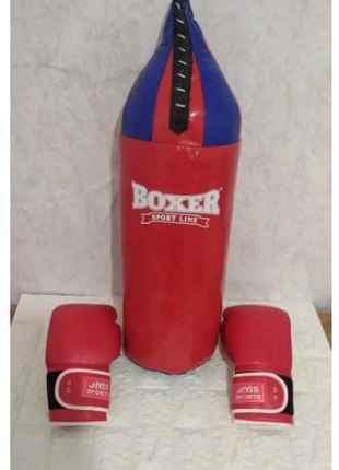 Боксерський мішок Boxer боксерські рукавички