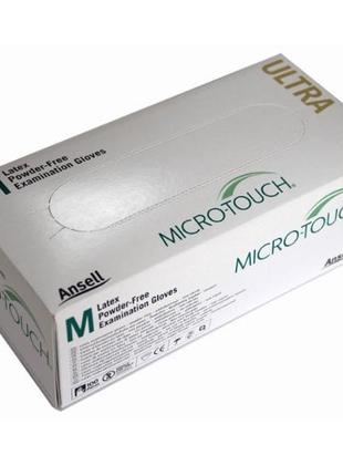 Перчатки медицинские  MICROTOUCH ULTRA 100 шт./уп