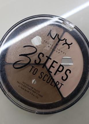Nyx professional makeup 3 steps to sculpting palette
палетка к...
