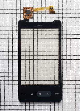 Тачскрин HTC T5555 HD Mini сенсор для телефона черный