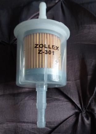Фильтр тонкой очистки топлива (прямой-полноточный) zollex (z-301)