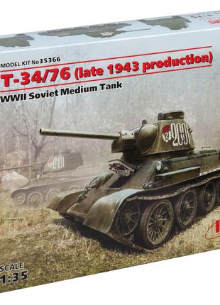 Сборная модель (1:35) Советский средний танк T-34/76 (производ...