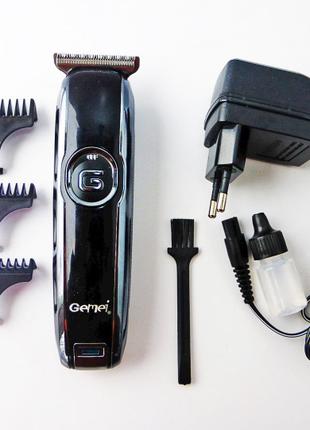 ВИДЕО-Мужская машинка для стрижки волос головы Geemy GM-6050 Т...