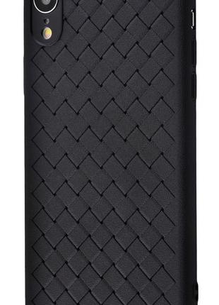 Чехол Weaving case iPhone XR Black