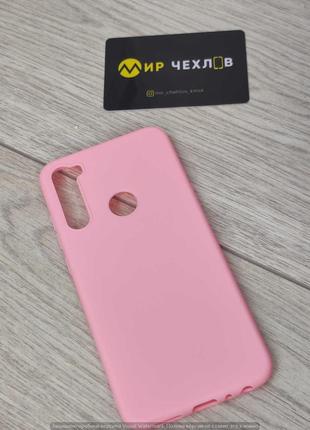 Чохол Candy для Xiaomi Redmi Note 8 / Note 8 2021 (Розовый) 33255